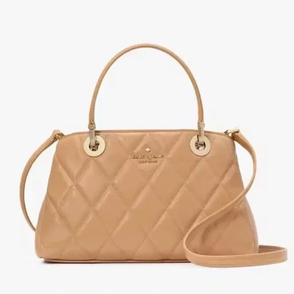 Kate Spade Small Quilted Satchel/Crossbody - Picture 1 of 15